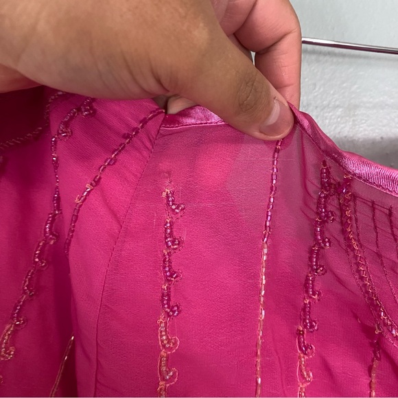 Free People Pink Embroidered Wrap Skort - Picture 3 of 12